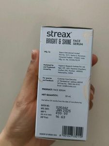 Streax Bright &amp; Shine Serum