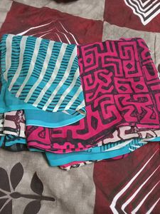 Beautiful Three Colour Saree