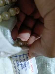 Elegant Silver &amp; Cream Ethnic Gown