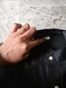 New Men&#39;s Black kurta