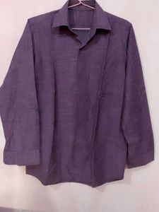 Men's Purple Casual Shirt