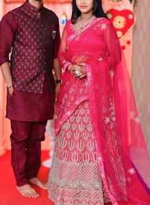 Elegant Pink Lehenga Choli
