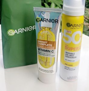 Garnier Sunscreen &amp; Cleanser