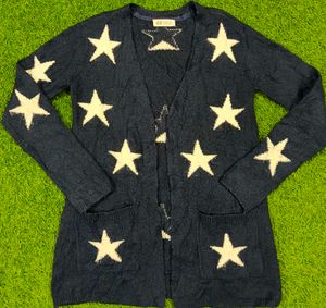 Imported Starry Woollen Shrug