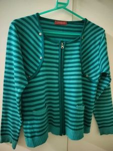 Blue Striped Sweater