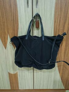 Stylish Black Tote Bag