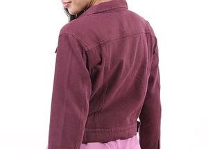 Maroon Denim Jacket  Flap With Pocket👀