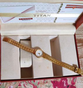 Titan Gold Watches for Men &amp; Women- Set of 2