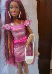 Barbie Hairtastic With Gorgeous Saran Hair