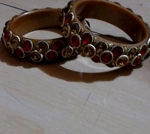 Beautiful 😍 Red Colour Kangan