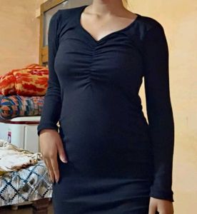 Chic Black Bodycon Mini Dress