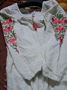 Beautiful Off White Kurta