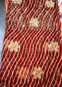 Sandhana Design Saare With Sequins Work❤