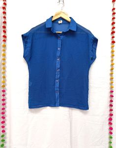 Transperancy Blue Stylish Shirt