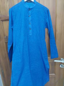 Blue Printed Kurta