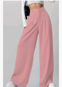 Pink Wide Leg Pants