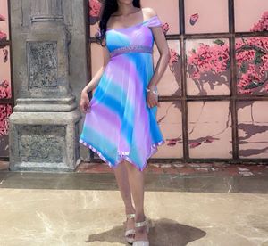 Ombre Vintage Y2K Dress