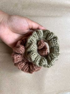 Crochet Scrunchie Set
