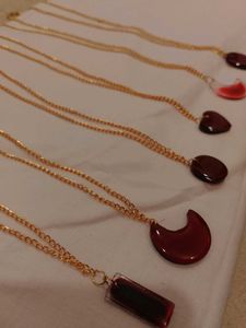 Resin Locket Necklace