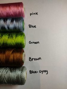 Colorful Thread Spools - Set of 5
