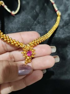 Combo of Maharashtrian Thushi and earrings