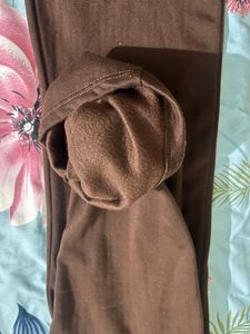 Brown Joggers (Inside Woollen Material) Strechable