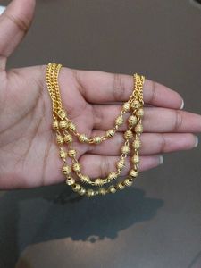 Elegant Gold-toned Layered Necklace
