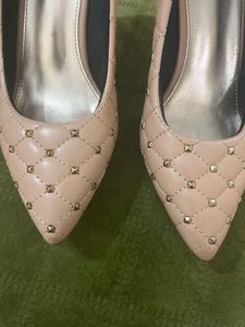 Studded Black Heels Combo