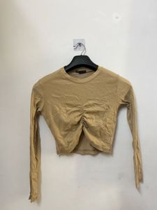 Ruched Long Sleeve Top