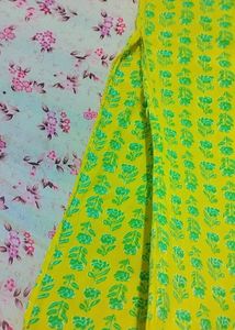 Yellow Green Kurti