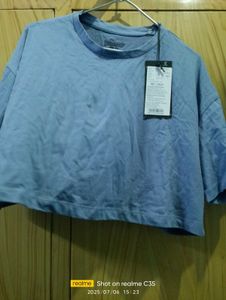 Roadster Blue Crop Top - New