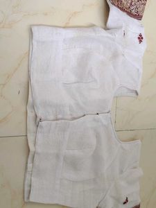Elegant White Saree