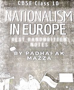 History And Geography Notes In One, Class 10th