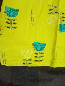 MAX Green Bohemian Printed Kurta, Size-S