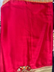 Rust Saree