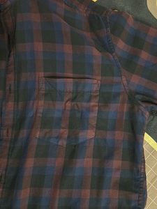 Big Checkered Black &amp; Red Full Sleeved Shirt