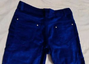 Blue Corduroy Pants