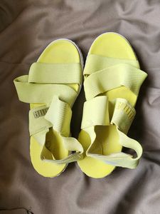 Puma Cali X Selena Gomez Women Yellow Sandals