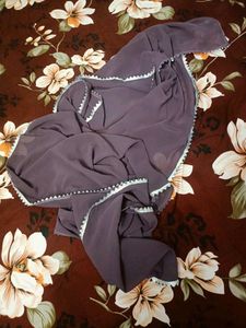 Embroidered Mauve Tunic Top