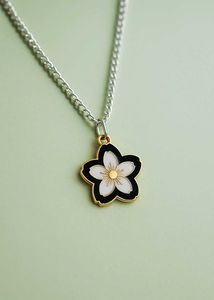 Sakura Noir- Minimalist Cherry Blossom Pendent⚘️