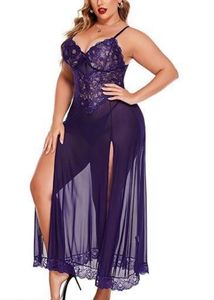Lace & Mesh Lingerie Dress