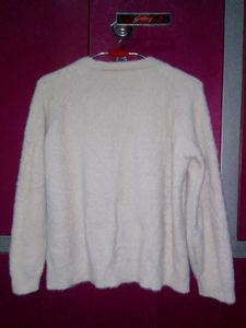 Cream Cardigan Sweater