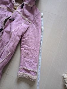 Women Suede Fur Coat