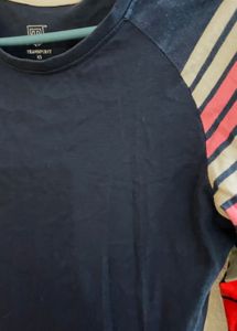 Striped Sleeve Tee