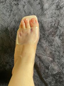 One Time Used Transparent Heels 👠