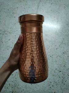 Copper Hammered Bottle