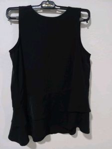 Sleeveless Black Top