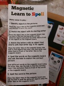 Magnetic Fun With ALPHABETS and WORDS