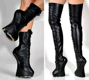 Red Hoof Heel Boots