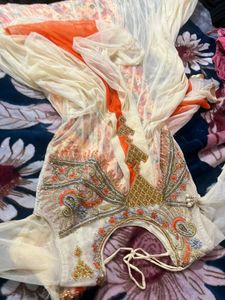 Peach Embroidered Salwar Kameez
